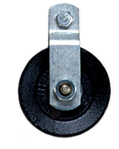 Pulley - 3 1/2",Cast W/Bearing